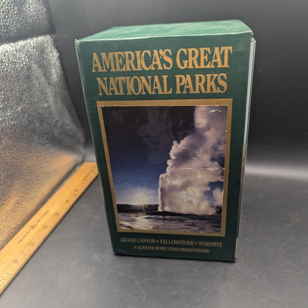 America's Great National Parks VHS Box Of 3 Grand Canyon Yosemite Hidden Treasur